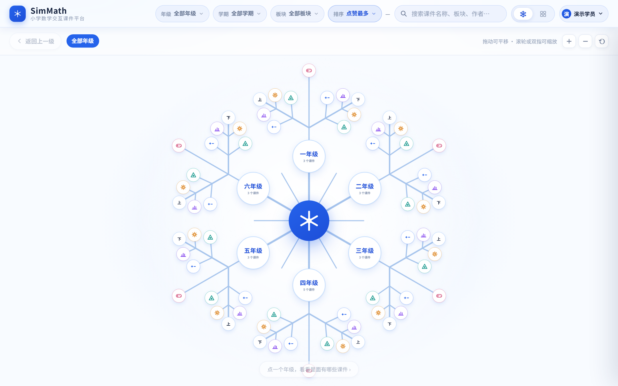交互课件雪花图课件墙